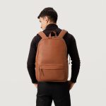 The Philos Brown Leather Backpack