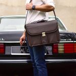 Laptop Messenger Bag – Brown