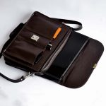 Laptop Messenger Bag – Brown
