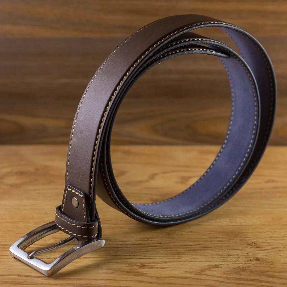 Dark Brown Belts for Men - Urfa Leather Industries