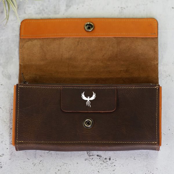 Women’s Leather Wallet Olive Green
