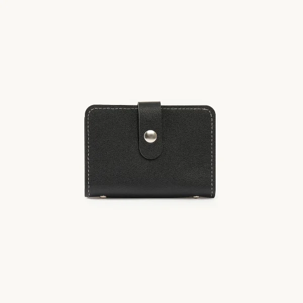 Black Strapped Card Holder