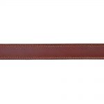 Double Stitch Leather Belt – Brown