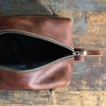 Men’s Toiletry Bag Red Brown